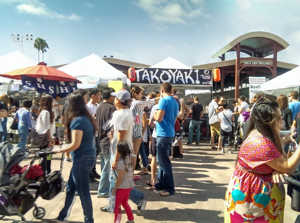 Guests could enjoy the variety of foods the OC Japan Fair had to offer.
