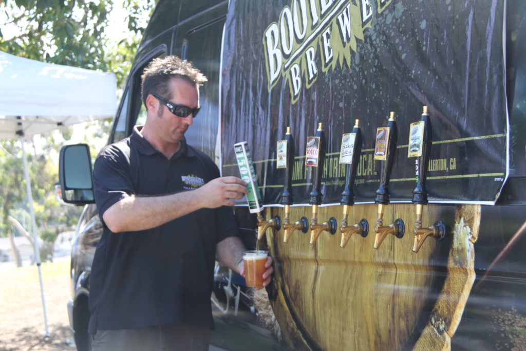 David Pixler pouring some 1500 brew