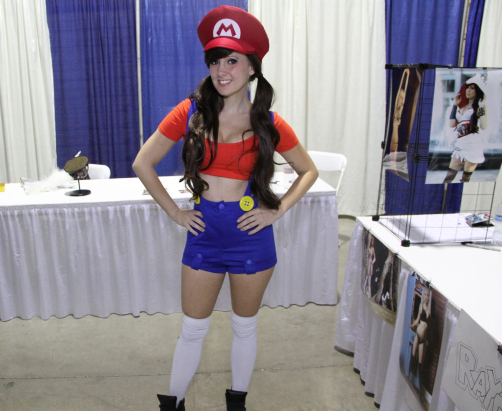 Cosplay star Raychul Moore is super as Mario.