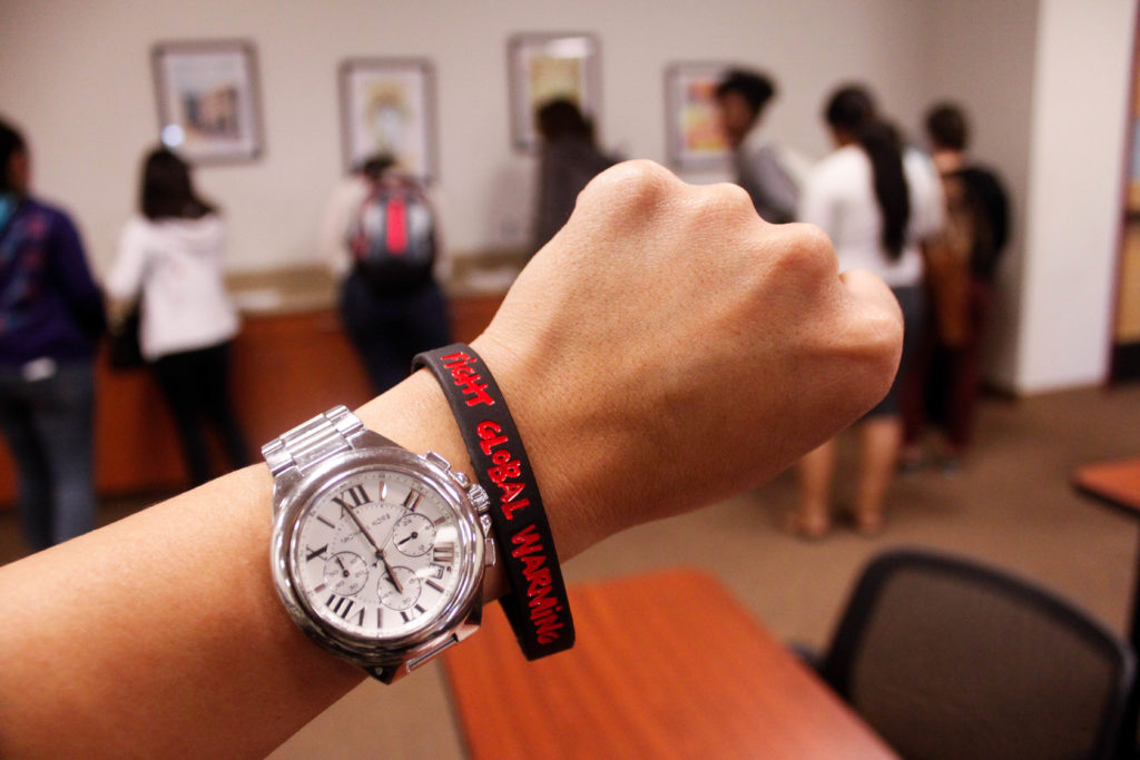 Free awareness bracelets for viewers Photo credit: Jayna Gavieres