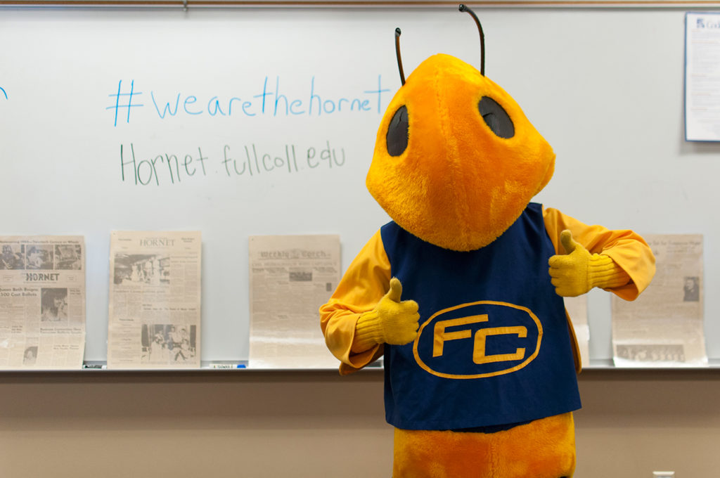 On October 7, 2015, the Hornet newspaper held an open house to celebrate its new publications newsroom at Fullerton College. Photo credit: Sue Hwang