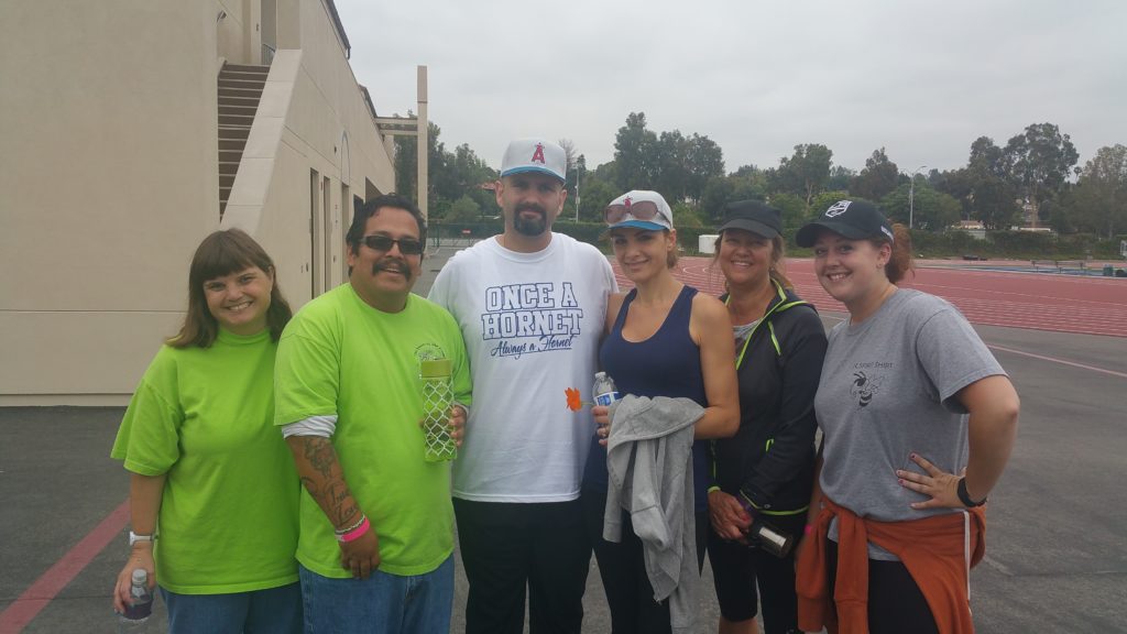Participants ending the 5k run, happy about supporting an important cause at Fullerton College on Saturday May 14,2016. Photo credit: Marylin Eko
