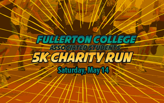 The Associated Students of Fullerton College will be hosting a 5K Charity Run on May 14, 2016. Photo credit: Mara Nogales
