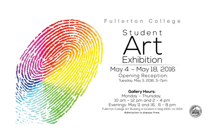Fullerton College presents the Student Art Exhibition, admission s free. Photo credit: Fullerton College