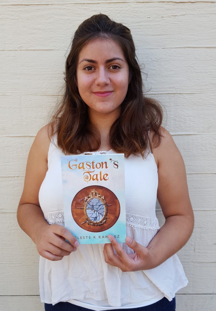 The author and her book, Gastons Tale Photo credit: Valerie Vera