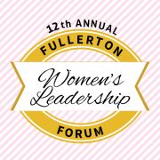 The free event will be held at the Fullerton Community Center in the Grand Hall beginning at 5 p.m. Photo credit: Fullerton Womens Leadership Forum Facebook