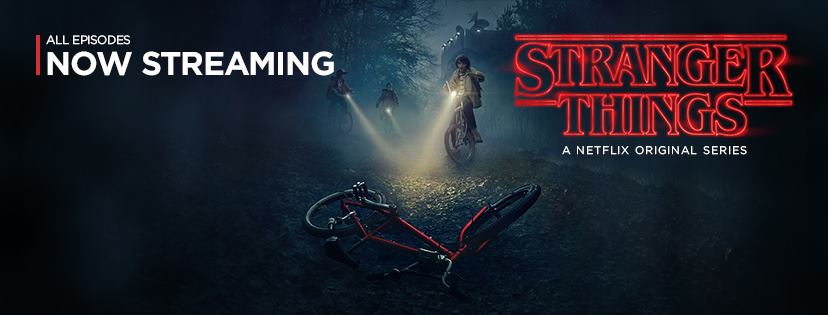 Stranger Things is now streaming on Netflix Photo credit: Stranger Things Facebook page