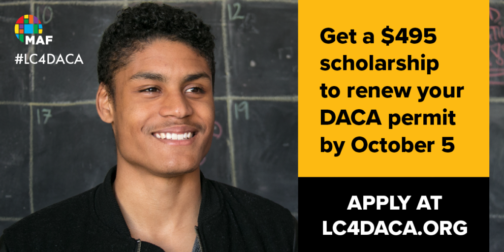 Mission Asset Fund will offer scholarships to DACA recipients in need of financial assistance to renew their permits. Photo credit: Courtesy of missionassetfund.org