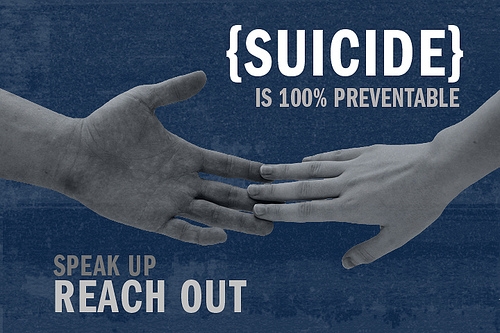 Suicide is completely preventable, reach out. Photo credit: Christian Daily