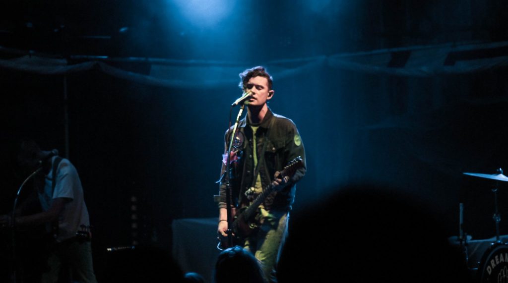 Indie-rock band Dreamers took to the stage at The Regent Theater on Tuesday, Oct. 24. Photo credit: Amber Vaughn