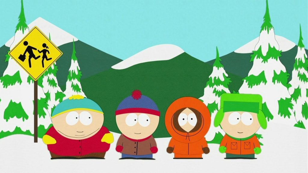 South Parks main characters (from left to right) Eric Cartman, Stan Marsh, Kenny McCormick and Kyle Broflovski Photo credit: IGN