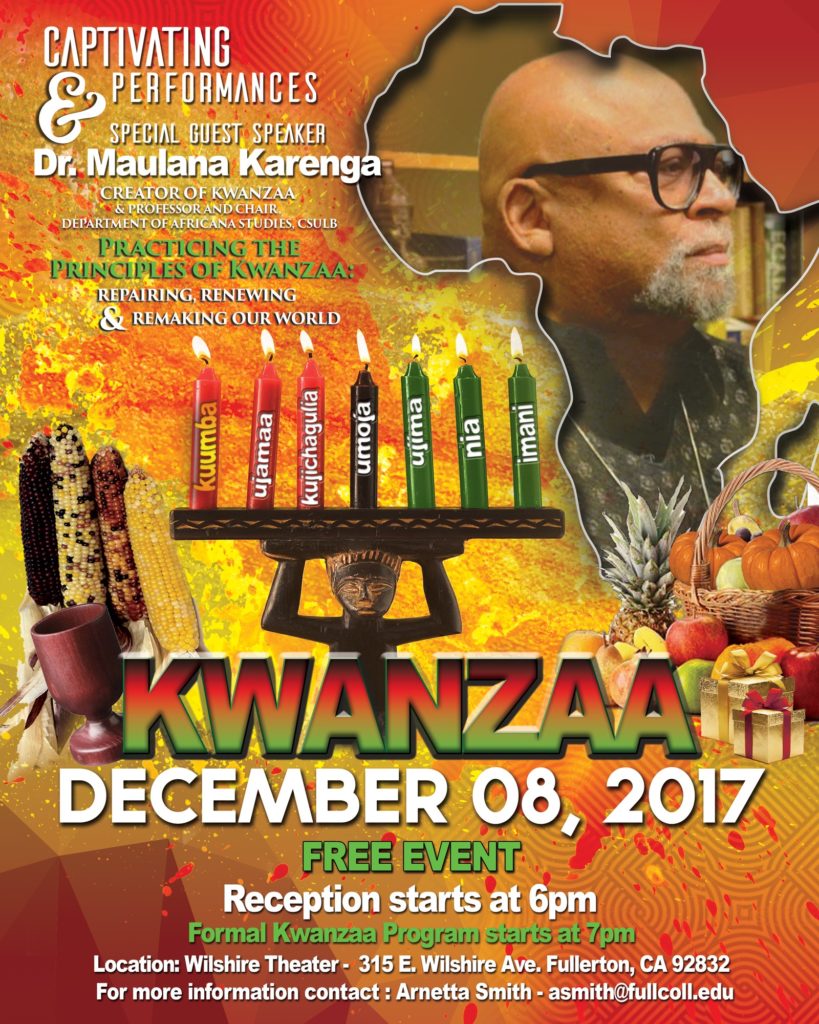 Kwanzaa is a celebration of family, culture, and community. Photo credit: Courtesy Cadena Cultural Center