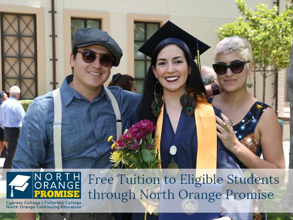 The North Orange County Community College District will will grant free tuition to local high school students starting fall 2018. Photo credit: Courtesy NOCCCD.edu
