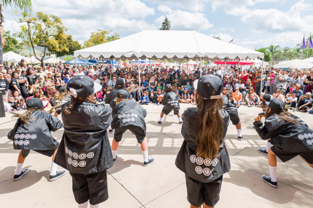 One of the many entertainments at the Faces of Fullerton. CF Dance Academy performs at the Fullerton Collaborative 15th annual Faces of Fullerton community festival.
(Courtesy of Frank DAmato, Contributing Photographer)