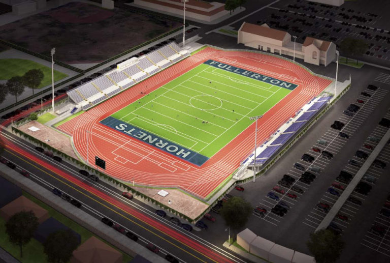 Fullerton College Sherbeck Field Improvements Proposed Lighting