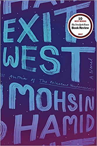 Book cover of Exit West by Mohsin Hamid Photo credit: One Book One College