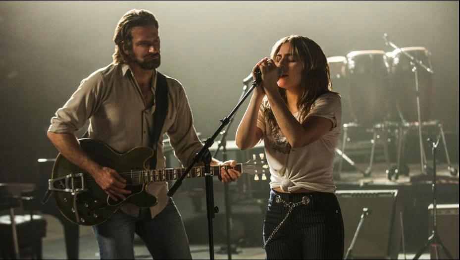 Bradley Cooper and Lady Gaga performing in A Star is Born Photo credit: WARNER BROS. ENTERTAINMENT INC. AND METRO-GOLDWYN-MAYER PICTURES INC