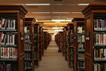 The Fullerton College library has several banned books on display on the second floor. Photo credit: Fullerton College Administration