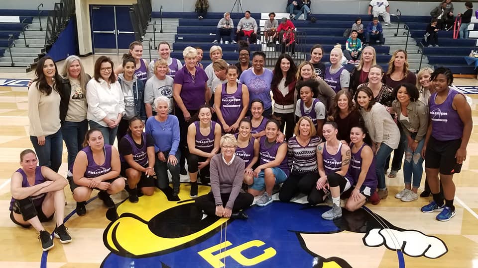 FC alumni played against the womens basketball team for the The Colleen Riley Alumni Game Saturday, Dec. 1. Photo credit: Jim McCormack