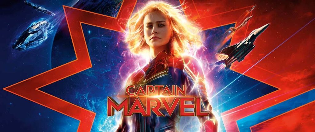 Brie Larsen stars as Captain Marvel, Marvels first female lead movie in its cinematic universe. The movie has seen various controversies because of its female lead. Photo credit: Vanity Fair