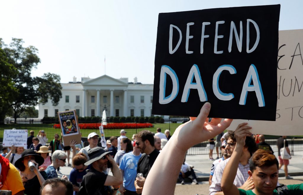 Court ruling in November 2018 indicating that President Trump cannot immediately end the DACA program. Photo credit: PBS
