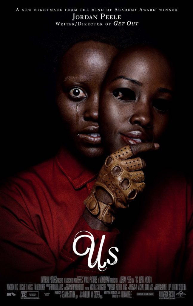 Lupita Nyongo posed as Adelaide Wilson on Us movie poster Photo credit: Google Images