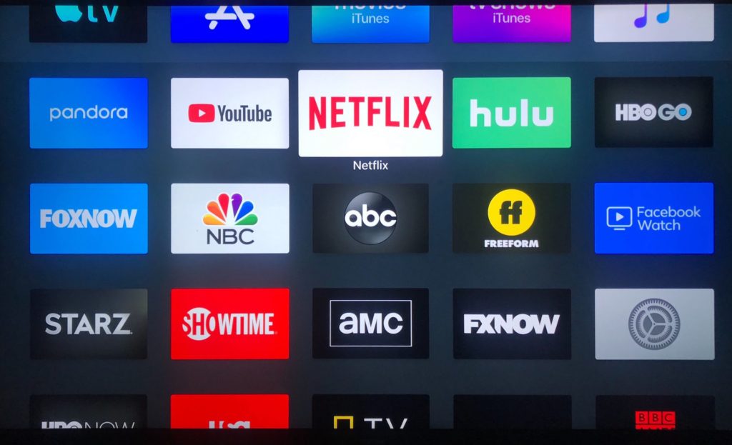 Streaming apps available on Apple TV Photo credit: Anthony Carrera