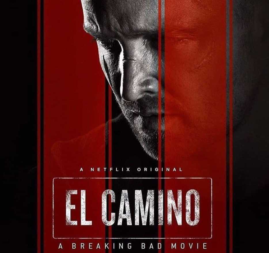 The Netflix original movie poster for El Camino: A Breaking Bad Movie, starring Aaron Paul. Photo credit: IMDB