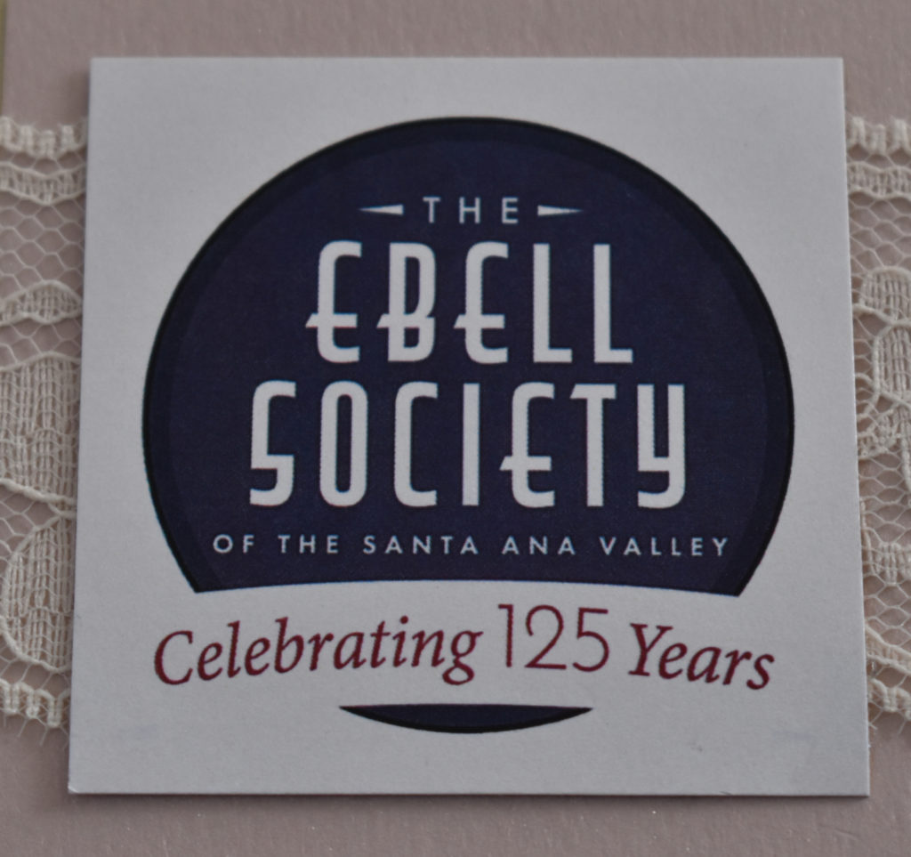 Front of the invitation for the Ebell 125th anniversary event. Photo credit: Ann Lipot
