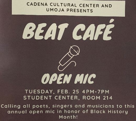 Beat Cafe open mic signups are now open