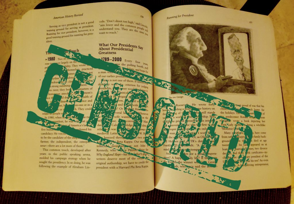 Censoring history could lead to lessons lost for the future. Photo credit: Ann Lipot