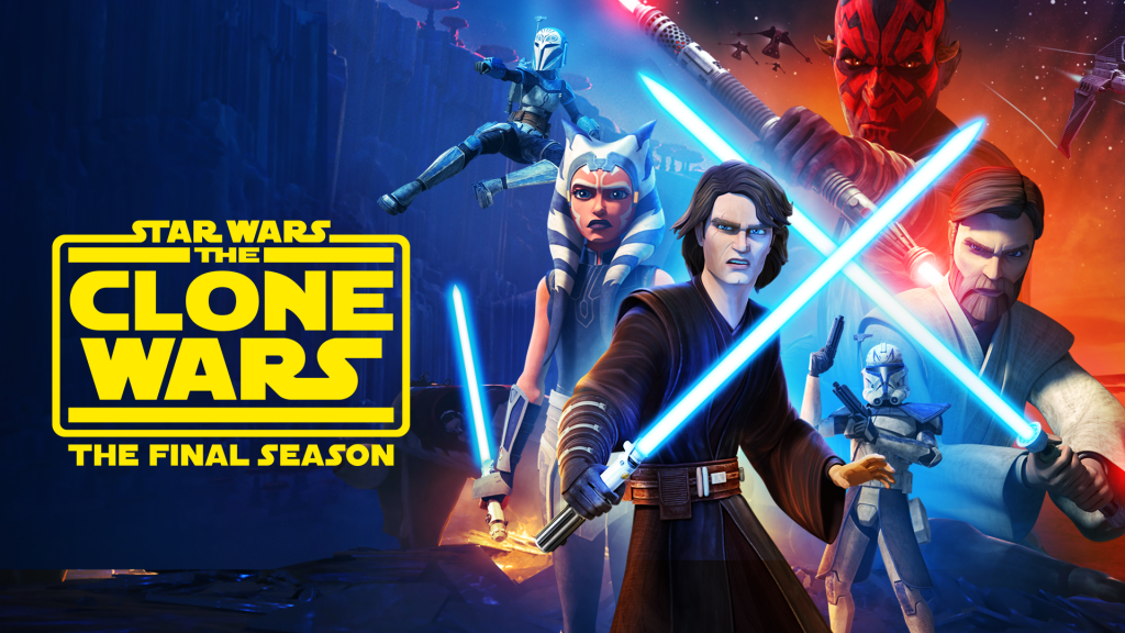 The first episode of the final season of Star Wars: The Clone Wars was first available for streaming through Disney + on Feb. 21 Photo credit: Disney