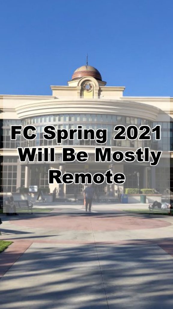 FC Spring 2020 will be mostly remote. Photo credit: Justin Lynch