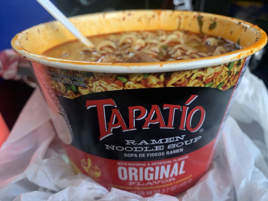 The delicious Tapatio ramen and birria soup that pairs together so deliciously. Photo credit: Karina Macias