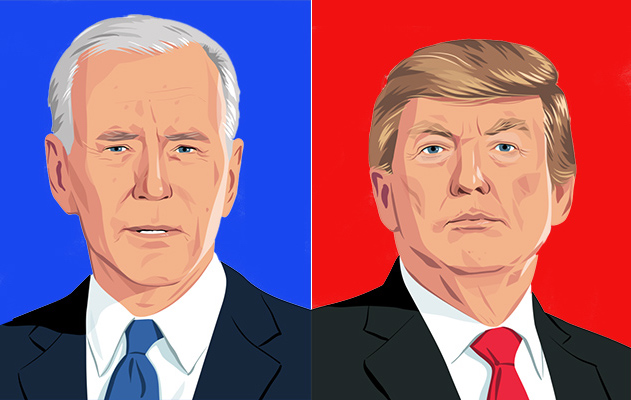 President Donald Trump and Democratic nominee Joe Biden faced off one final time before the Nov. 3 election Photo credit: Richie Rodriguez