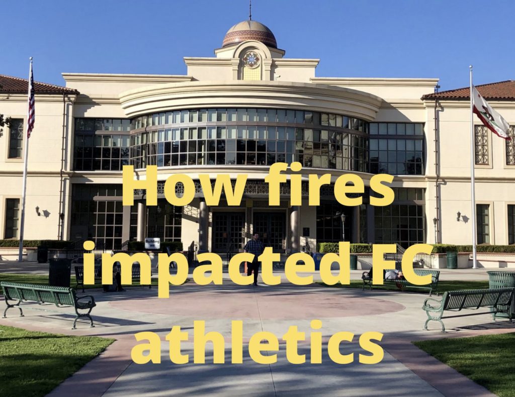 FC athletics had just returned to campus when the fires began. Photo credit: Anthony Bautista