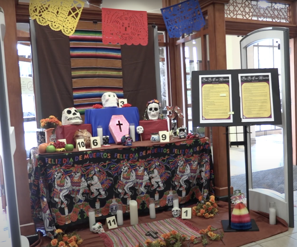 Halloween decorations on campus? Students and faculty share thoughts