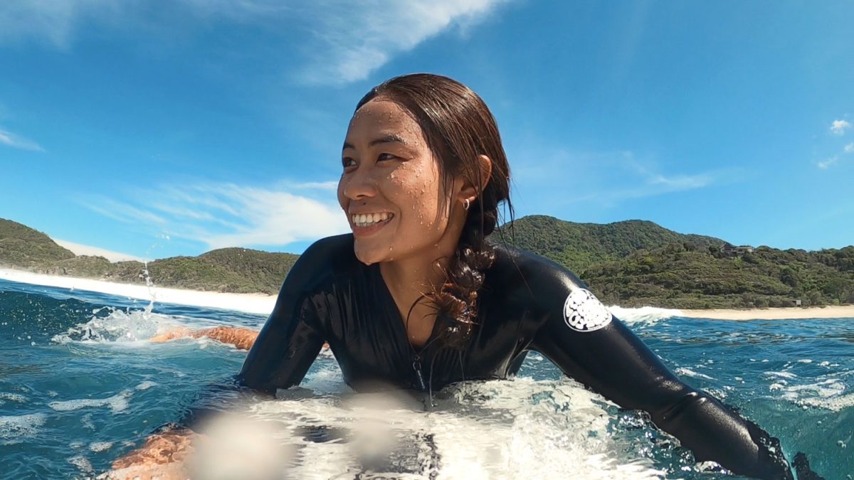 Lolo from Surf Nation (2022) did not want a traditional life that set out for a Chinese Woman. Lolo would instead dedicate her time to surfing as a distraction from her home life.