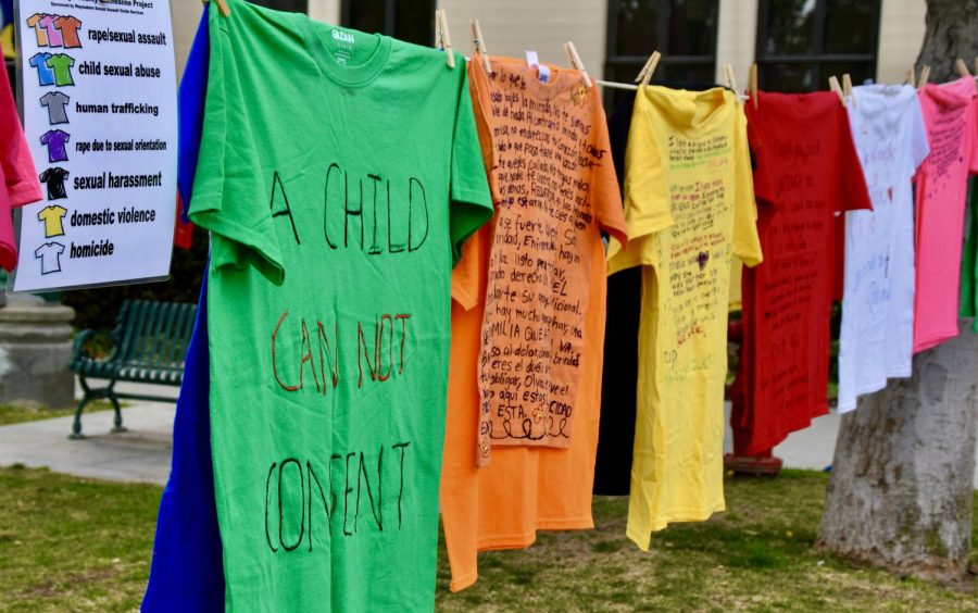 The Clothesline Project of Orange County has been spreading awareness since 2001, on Tuesday April 18, 2023, it visited Fullerton College to be viewed as a testimony to the problem of violence.