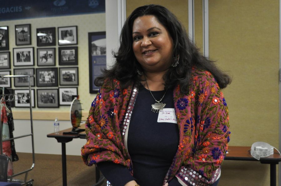 Dr. Rosie Kar, Faculty of the Year 2023, professor of Ethnic Studies facilitated the Fill Your Boba Cup meet and greet on Tuesday, May 2, 2023