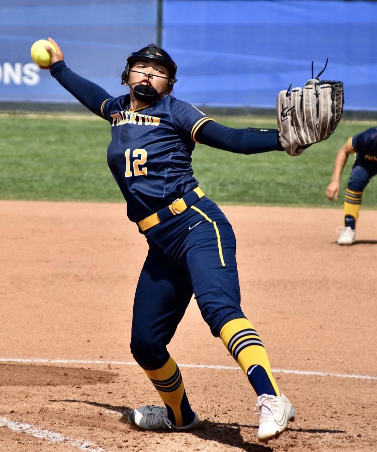 Dallas Garcia took the circle as the starter in a win or go home Game Three for the Hornets. She threw two and a third innings, giving up one earned run, three hits, walked three and struck out one at Cerritos College on Saturday, May 13, 2023.
