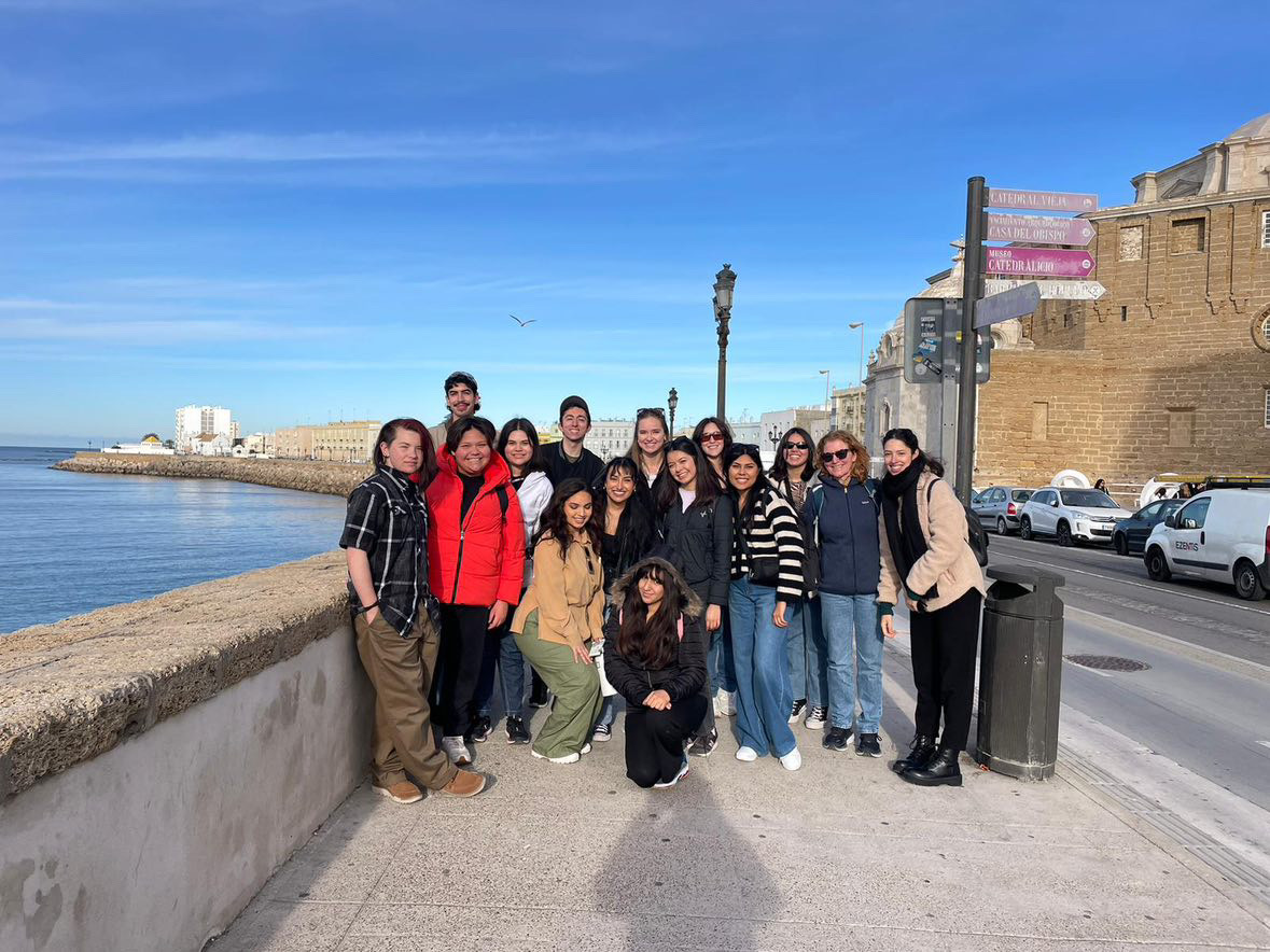 Spring 2023 study abroad students in Seville, Spain. (Courtesy of Sage Green)