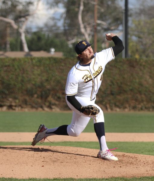 Fullerton sophomore starting LHP Vincent Segovia had a strong outing, throwing seven innings and only allowing one run against Glendale on Friday afternoon at home.