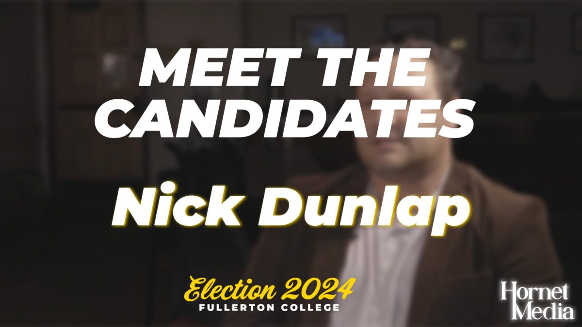 Meet The Candidates: Nick Dunlap, Fullerton City Council District 2