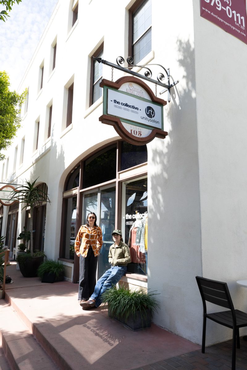 Curators Nicholas Pidgeon and Sophia Limon, from the vintage shop The Collective, advocated for Walk on Wilshire to stay. 