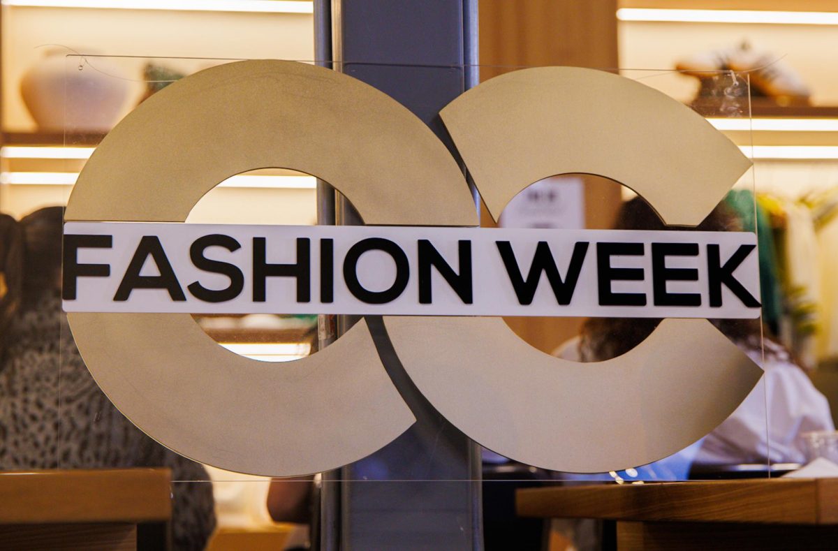 Logo for Spring OC fashion week, at Tustin CA.